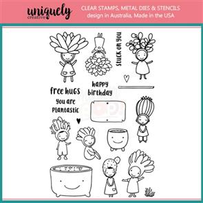 Uniquely Creative - Clear Stamps: Sweet Succulents