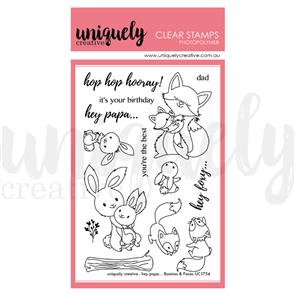 Uniquely Creative - Clear Stamps: Bunnies and Foxes