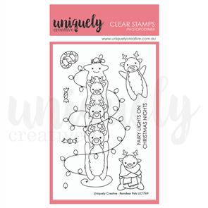 Uniquely Creative - Clear Stamps: Reindeer Pals