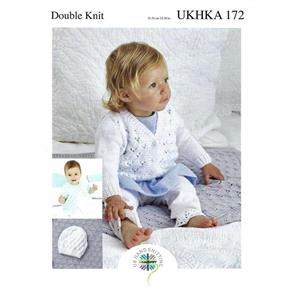 UKHKA Pattern 172 - Cardigans and Hat