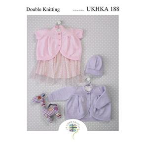 UKHKA Pattern 188 - Cardigans and Hat