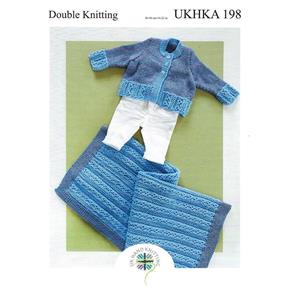 UKHKA Pattern 198 - Cardigan & Blanket