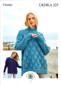UKHKA Pattern 225 - Sweaters in Chunky