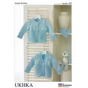UKHKA Pattern 92 - Cardigans and Hat