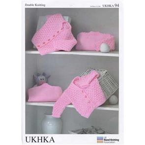 UKHKA Pattern 94 Cardigans - Knitting Pattern