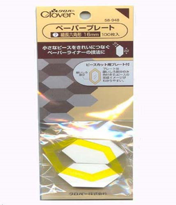 Clover  Paper Long Hexagon 100/pkt 16mm