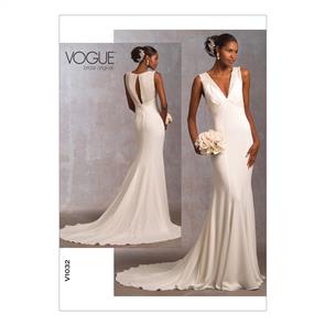 Vogue Pattern 1032 Misses' Dress V1032