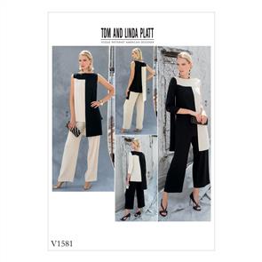 Vogue Pattern Misses' Tunic and Pants V1581