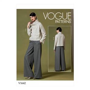 Vogue Pattern 1642 Misses' Top and Pants V1642