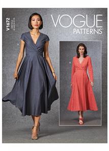 Vogue Pattern Misses' Dress V1672