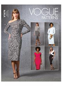 Vogue Pattern Misses' Dress V1674