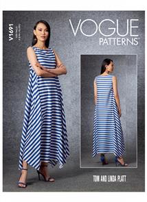 Vogue Pattern 1691 Misses' Dress V1691
