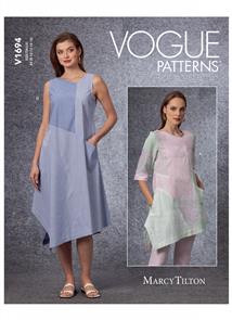 Vogue Pattern Misses' Tunic & Dress V1694