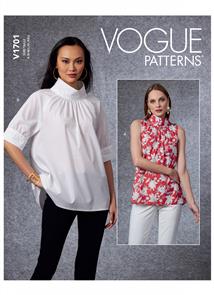 Vogue Pattern 1701 Misses' Top V1701