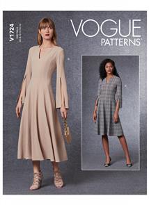 Vogue Pattern Misses' Dress V1724
