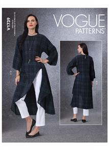 Vogue Pattern 1739 Misses' Tunic and Pants V1739