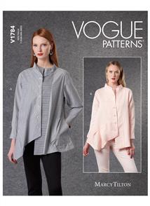 Vogue Pattern 1784 Misses' Shirts V1784