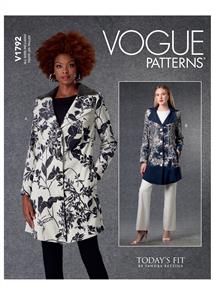 Vogue Pattern 1792 Misses' Jackets V1792