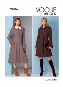 Vogue Pattern Misses' Coat V1836