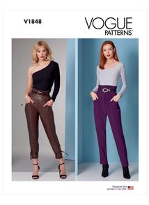 Vogue Pattern Misses' and Misses' Petite Pants V1848