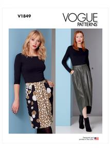 Vogue Pattern Misses' Skirt V1849