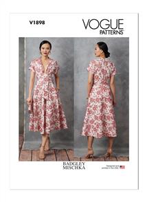 Vogue Misses' Criss Cross Halter Dress Sewing Pattern, V1883