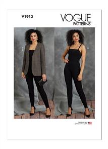 Vogue Pattern Misses' Blazer and Jumpsuit V1913