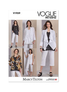 Vogue Misses' Jacket, Tunics and Pants by Marcy Tilton