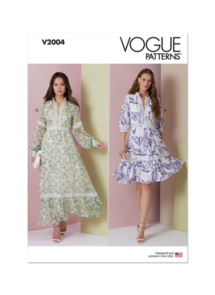 Vogue Sewing Patterns Misses' Dress in Two Lengths V2004