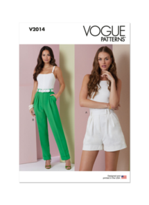 Vogue Sewing Patterns Misses' Shorts and Pants V2014