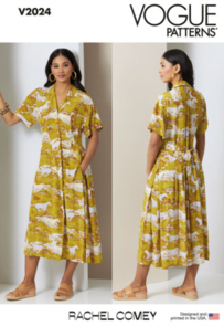 Vogue Sewing Pattern Misses' Dress by Rachel Comey V2024