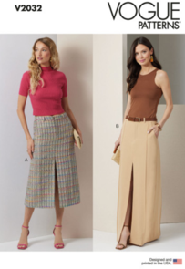 Vogue Patterns Misses' Skirt in Two Lengths V2032
