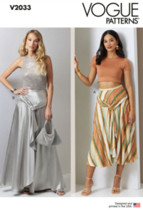Vogue Patterns Misses Skirt in Two Lengths V2033