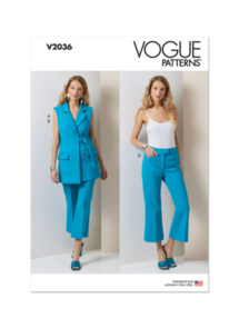 Vogue Patterns Misses' Vest and Pants V2036