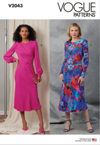 Vogue Patterns Misses' Dresses and Belt V2043