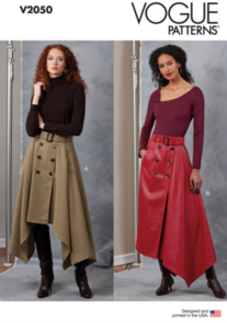 Vogue Patterns Misses' Skirts and Belt V2050