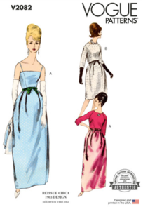 Vogue Patterns 1960s Misses' Dress and Bolero V2082