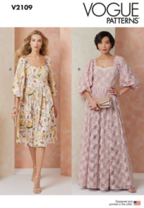 Vogue Patterns Misses' Gown in Two Lengths V2109