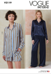Vogue Patterns Misses' Pajamas V2119