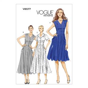 Vogue Pattern 8577 Misses' Dress V8577