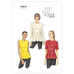 Vogue Pattern Misses' Top V8815