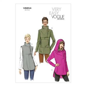 Vogue Pattern 8854 Misses' Tunic V8854