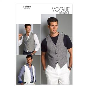 Vogue Pattern 8987 Men's Vest V8987