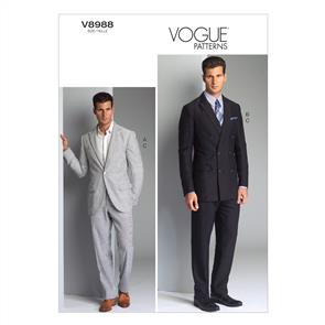 Vogue Pattern 8988 Men's Jacket and Pants V8988