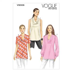 Vogue Pattern Misses' Top V9006