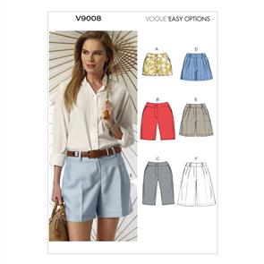 Vogue Pattern Misses' Shorts V9008
