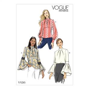 Vogue Pattern Misses' Top with Sleeve and Cuff Variations V9285