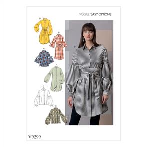 Vogue Pattern Misses' Top and Belt V9299