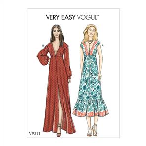 Vogue Pattern 9311 Misses' Dress V9311