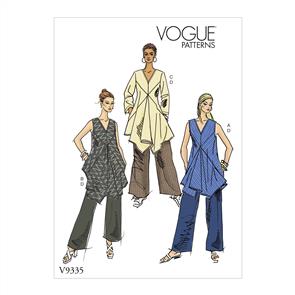 Vogue Pattern Misses' Tunic and Pants V9335